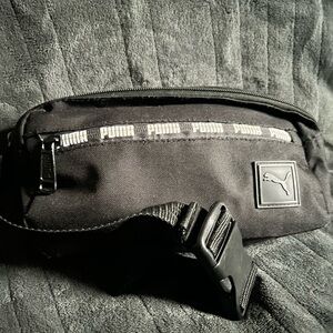 PUMA Black Fanny Pack with Adjustable Strap